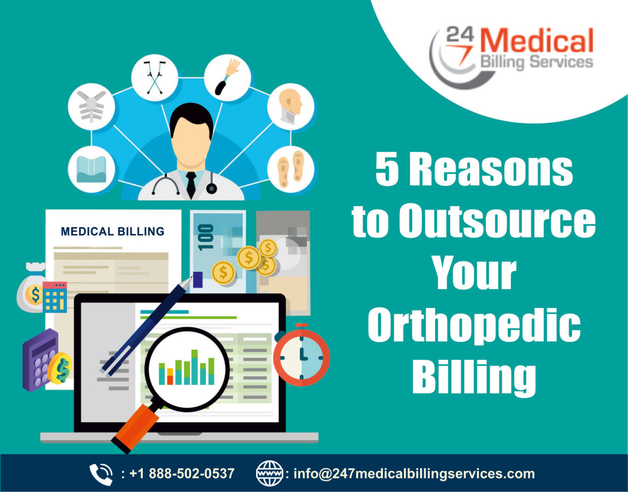 5 Reasons to Outsource Your Orthopaedic Billing, Medical Billing Services, Orthopaedic billing, Oursourcing medical billing
